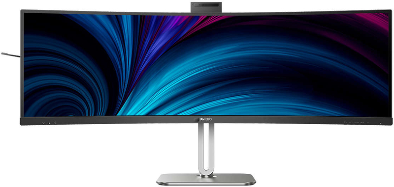 Philips 49b2u6903ch 00 computer monito 2 orig - Philips B-Line 49B2U6903CH/00 Quad USB-C 100W 48.8" Monitor (Black)