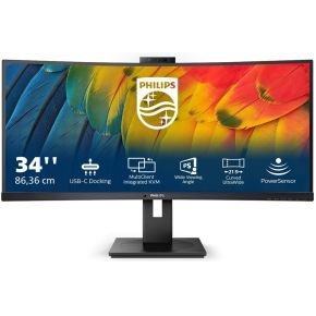 Philips Philips 34B1U5600Ch- Ultrawide Webcam Monitor - Usb-C - Rj45 - 120Hz - 34 Inch