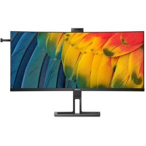 Philips Philips 40B1U6903Ch 6000 Series - Led-Monitor - Gebogen - Usb - 39.7" - 5120 X 2160 Wuhd @ 75 Hz - Ips - 300 Cdm² - 1000:1 - Hdr10 - 4 Ms - Thunderbolt 4, 2Xhdmi, Displayport - Luidsprekers - Textuurzwart