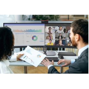 B-Line 49B2U6903CH/00 Quad USB-C 100W 48.8" Monitor (Black) - afbeelding 7