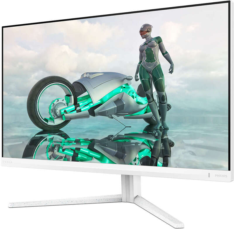 Philips evnia 27m2n3201a 00 27 monitor 2 orig - Philips Evnia 3000 Series 27M2N3201A 27" Monitor (White)
