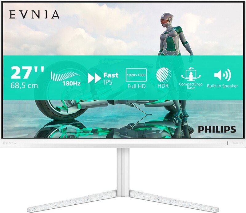 Philips evnia 27m2n3201a 00 27 monitor - Philips Evnia 3000 Series 27M2N3201A 27" Monitor (White)
