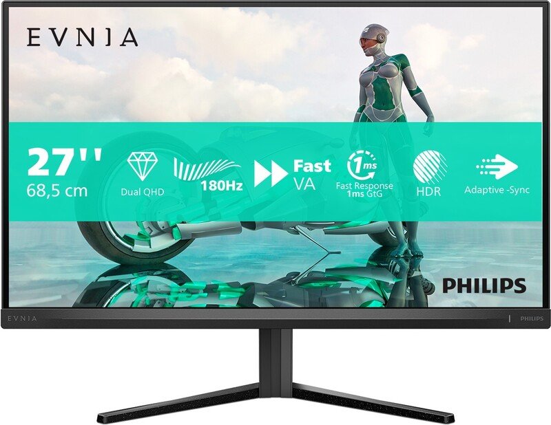 Philips evnia 27m2n3500nl 00 27 monito - Philips Evnia 5000 Series 27M2N3500NL 27" Monitor (Black)