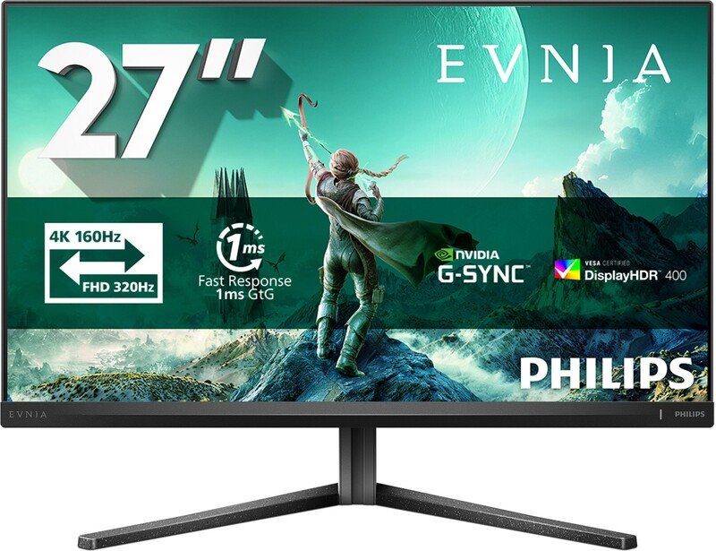 Philips evnia 27m2n3800a 27 4k uhd mon - Philips Evnia 27M2N3800A 27" Monitor (Grey)