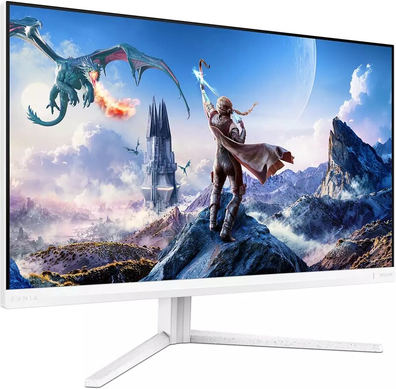 Philips evnia 27m2n5901a 27 4k uhd mon 2 orig - Philips Evnia 27M2N5901A 4K Next Gen Dual-Mode Ai 27" Monitor (White)