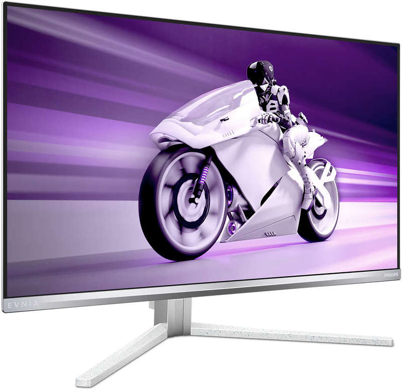 Philips evnia 27m2n8500 00 oled monito 2 orig - Philips Evnia 27M2N8500 26.5" Monitor (White)