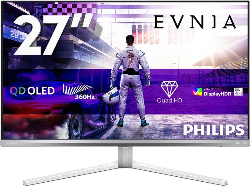 Philips evnia 27m2n8500 00 oled monito - Philips Evnia 27M2N8500 26.5" Monitor (White)