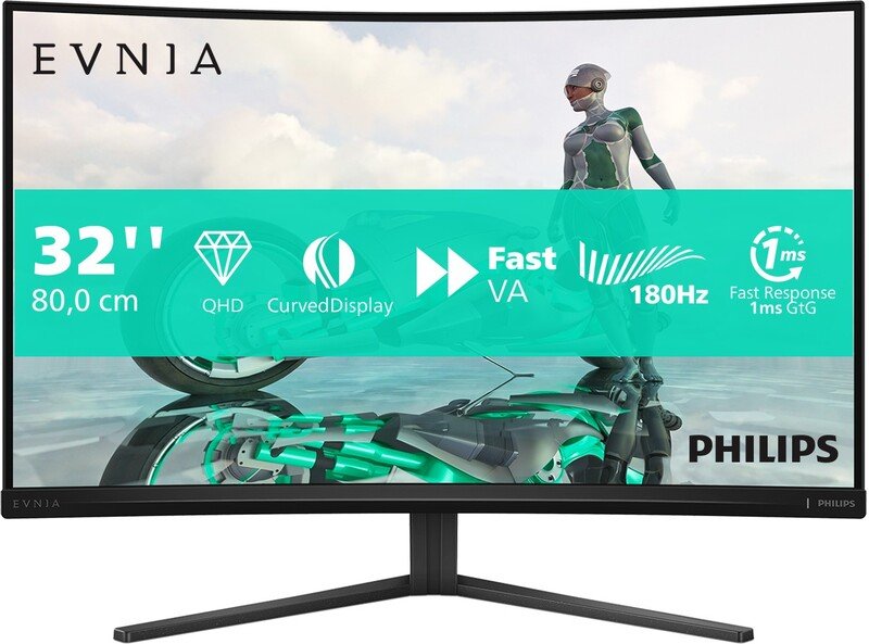 Philips evnia 32m2c3500l 00 31 5 curve - Philips Evnia 32M2C3500L/00 Quad 31.5" Monitor (Black)
