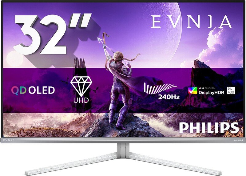 Philips evnia 32m2n8900 00 oled monito - Philips Evnia 32M2N8900 31.5" Monitor (White)