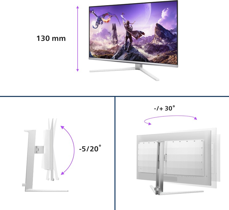 Philips evnia 32m2n8900p 31 5 4k uhd 3 orig - Philips Evnia 32M2N8900P 4K UHD gaming 31.5" Monitor (wit)