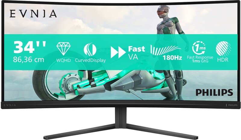 Philips evnia 34m2c3500l 00 34 curved - Philips Evnia 34M2C3500L - 34" Monitor (Black)