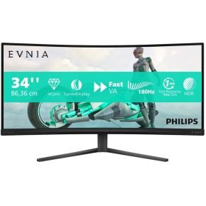 Philips Philips Evnia 34M2C3500L - Qhd Curved Ultrawide Monitor - 180Hz - 34 Inch