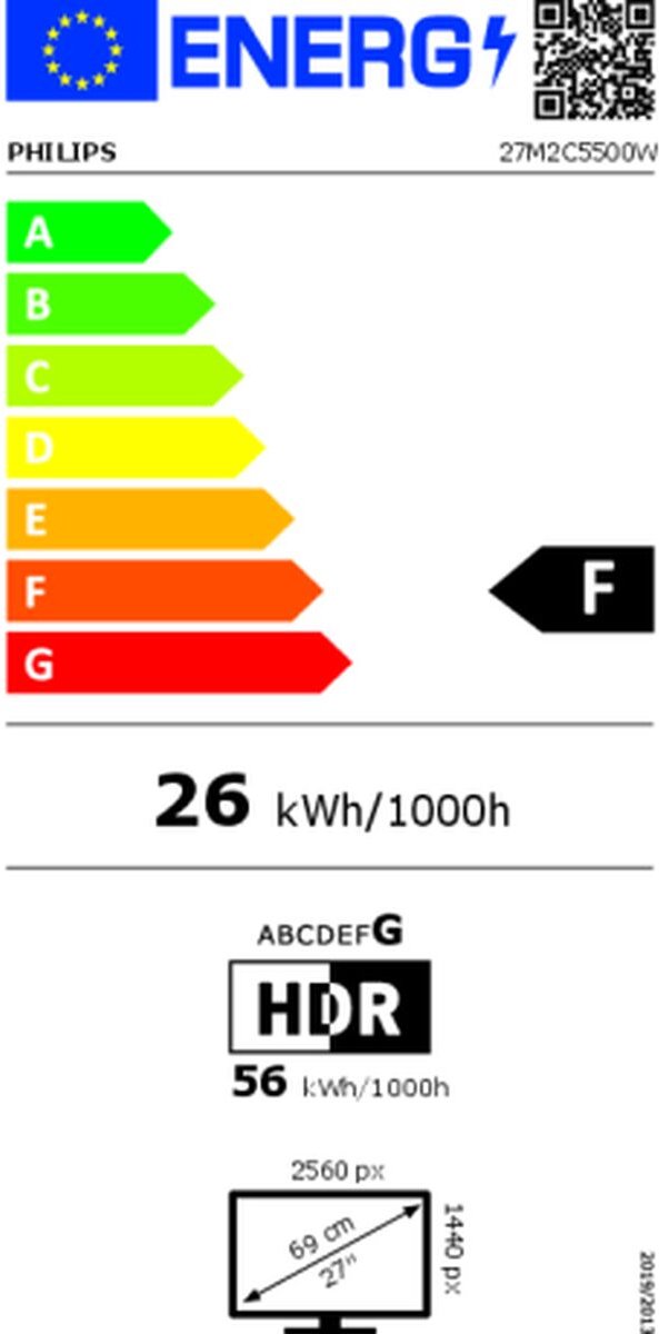 Evnia 5000 Series 27M2C5500W 27" Monitor (Dark Slate) - afbeelding 3