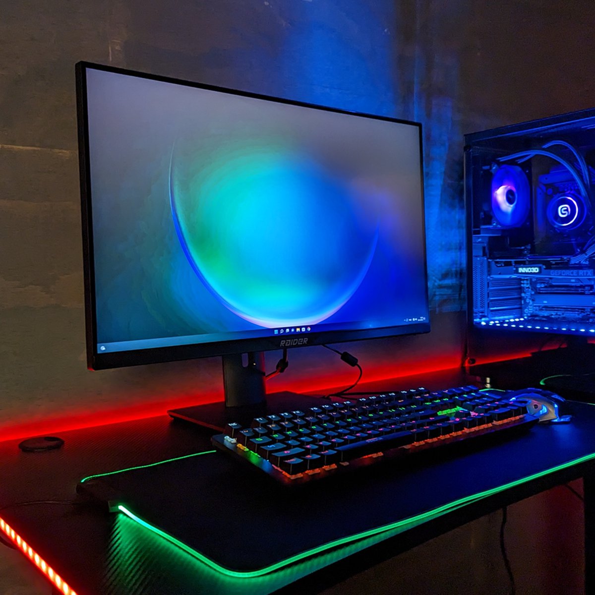 Raider 144Hz 4K Ultra Gaming - 28 Inch - 144Hz - 0.5 Ms - 3840X2160 - 120Hz En monitor - afbeelding 5