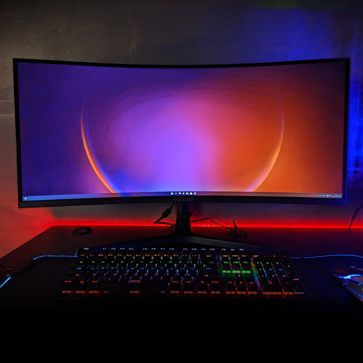 Raider 34 Inch Ultra Wide Gaming Monitor - 165Hz - 34 Inch - Wqhd (3440X1440) - - afbeelding 6