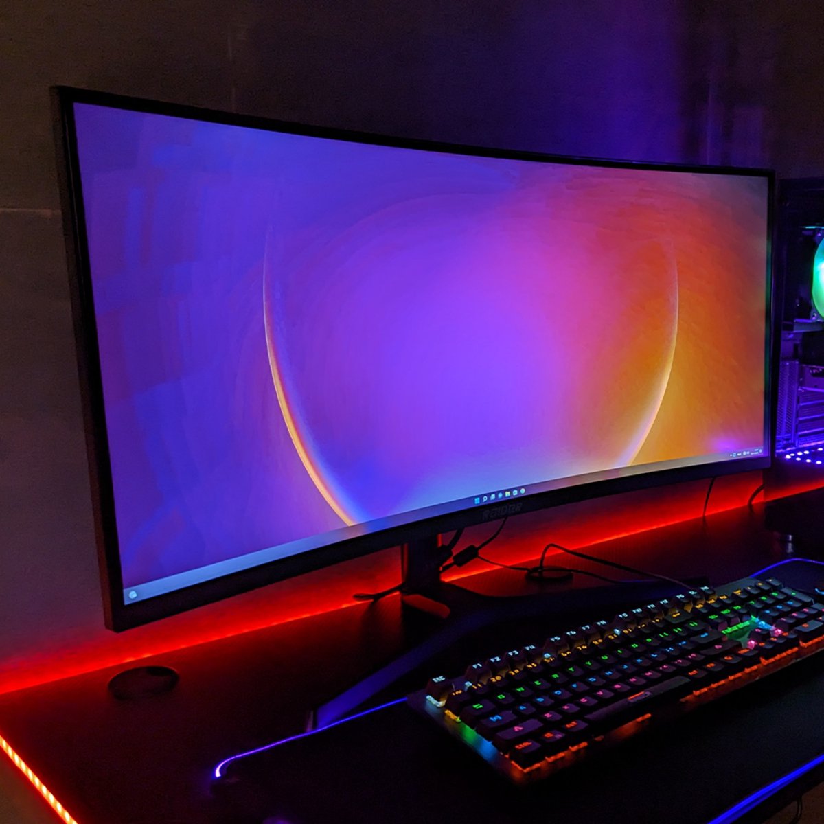 Raider 34 Inch Ultra Wide Gaming Monitor - 165Hz - 34 Inch - Wqhd (3440X1440) - - afbeelding 7