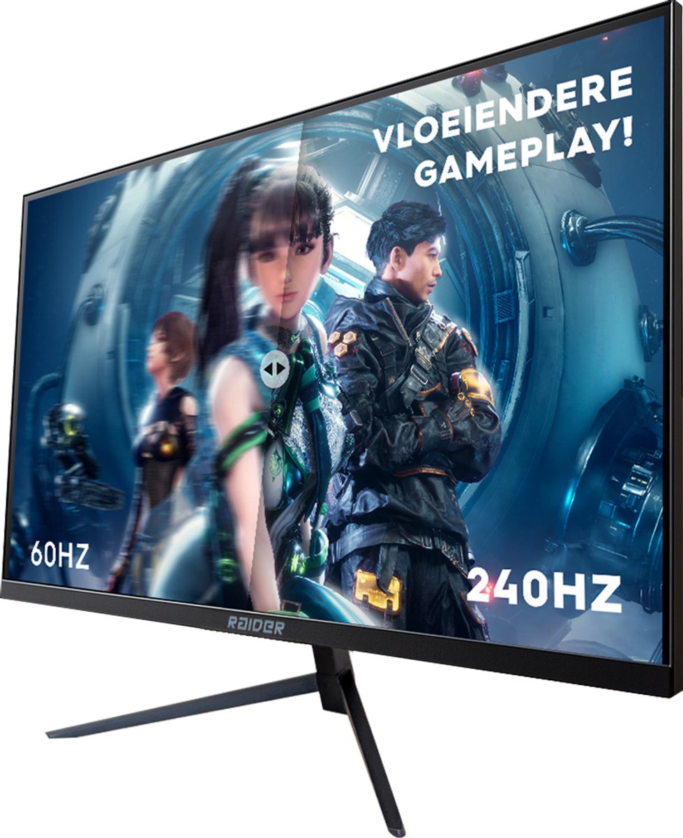 Raider Apex 25 Pro Gaming - 25 Inch Full Hd Gaming Monitor - 1Ms - 240Hz - - afbeelding 4