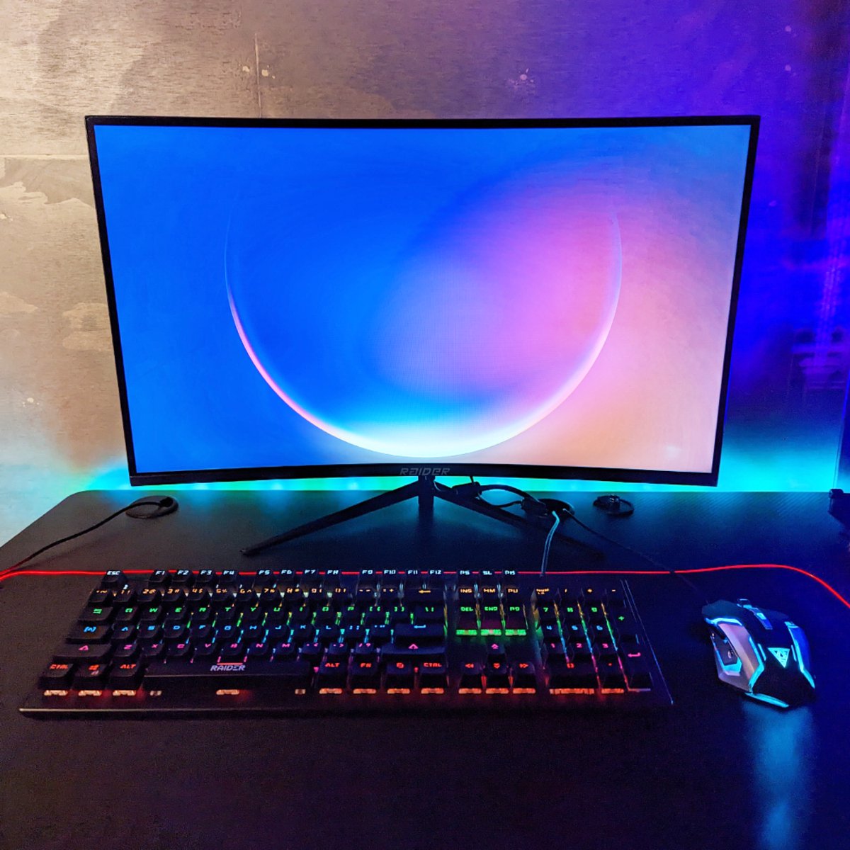 Raider Pro Gaming Monitor - Freesync/G-Sync - 240Hz - Curved - 27 Inch - afbeelding 6