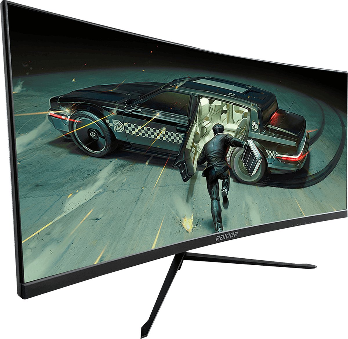 Raider Ultra Wide Gaming Monitor - Curved, 30 Inch, 200Hz, 1 Ms - 2560X1080 - afbeelding 2