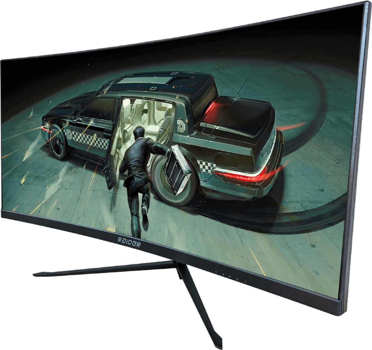 Raider Ultra Wide Gaming Monitor - Curved, 30 Inch, 200Hz, 1 Ms - 2560X1080 - afbeelding 5