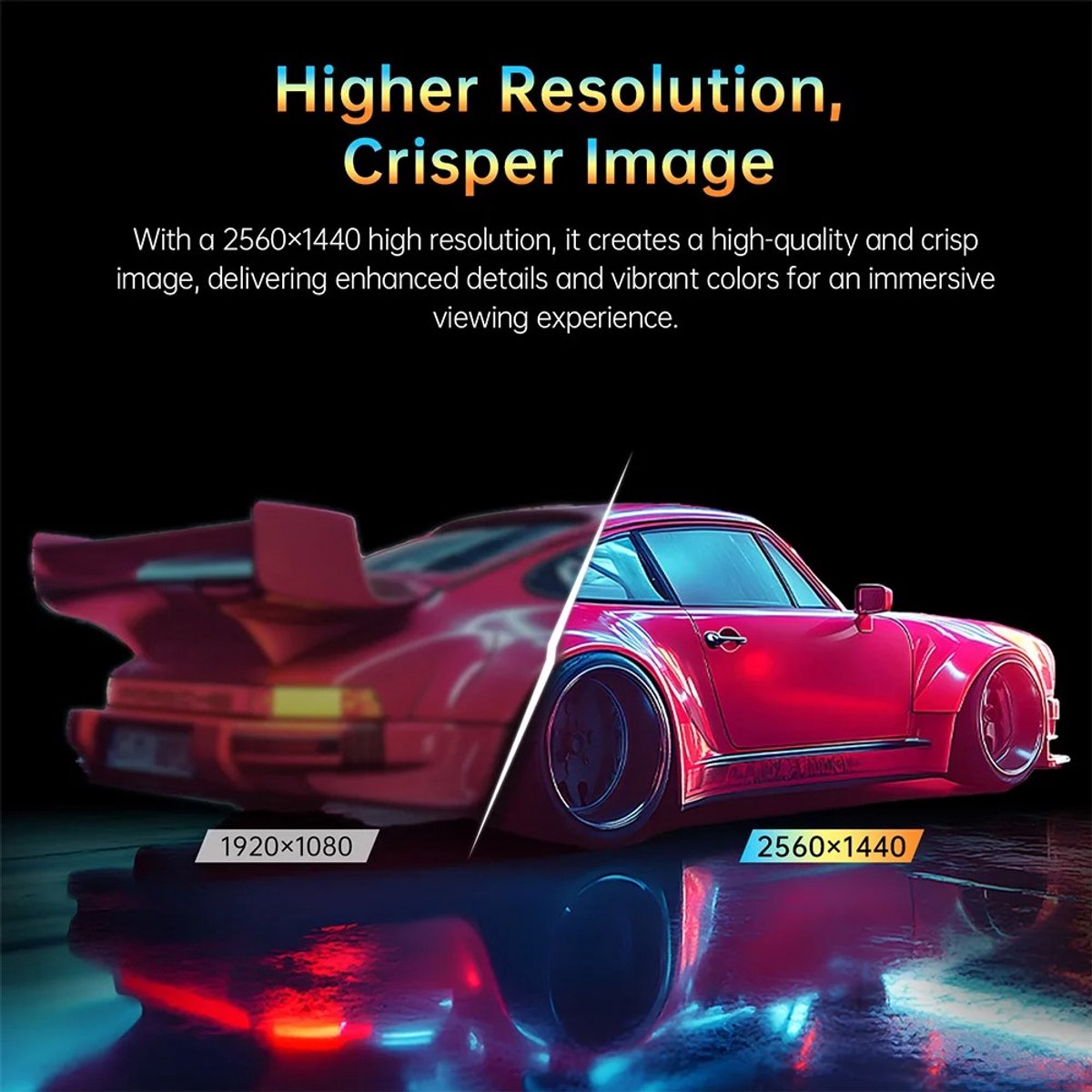 Rolu Gaming Monitor – Ultrawide Monitor – Game Monitor – Curved Monitor – 180Hz - afbeelding 6