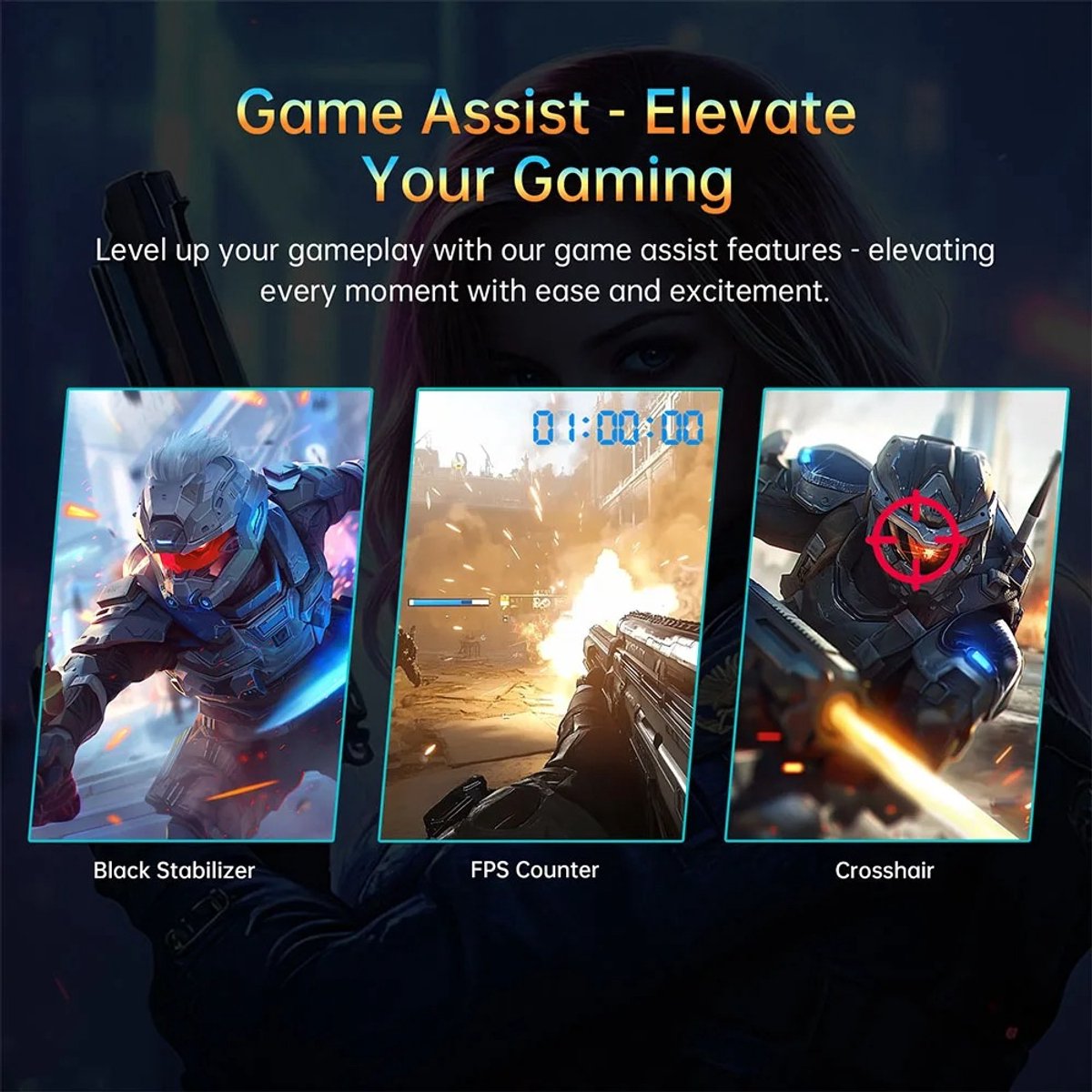 Rolu Gaming Monitor – Ultrawide Monitor – Game Monitor – Curved Monitor – 180Hz - afbeelding 7