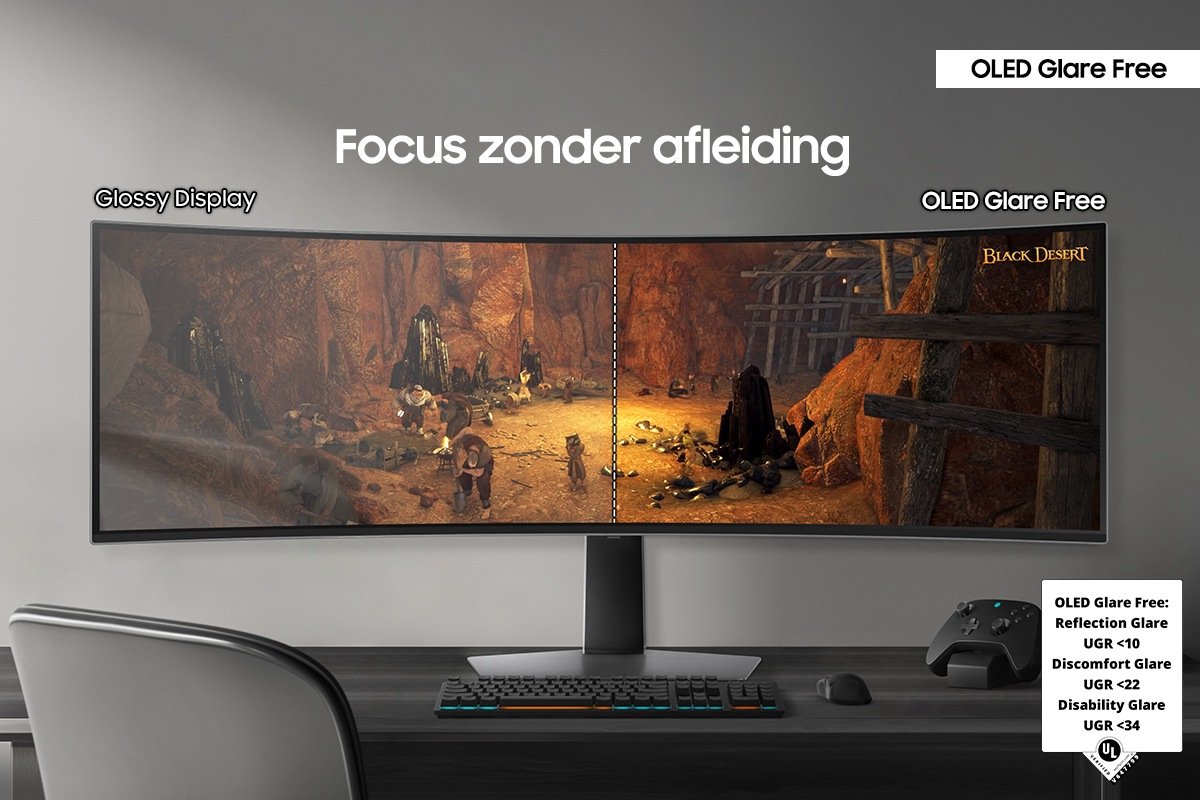 Samsung Odyssey OLED G9 G93SD Monitor, productafbeelding 2