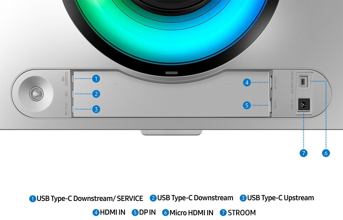 Samsung Odyssey OLED G9 G93SD Monitor, productafbeelding 3