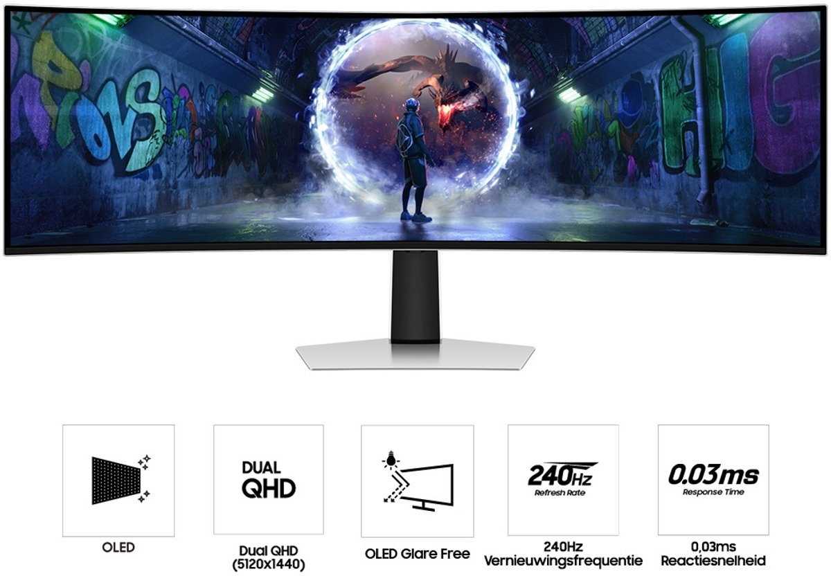 Samsung Odyssey OLED G9 G93SD Monitor, productafbeelding 6