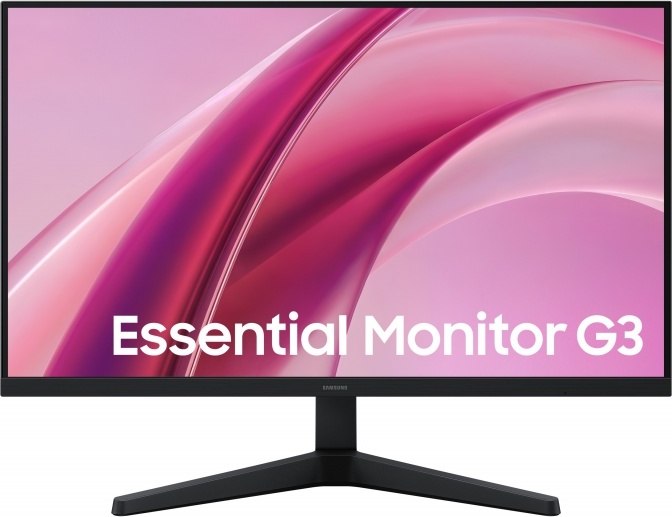 Samsung essential monitor g3 g31h led 2 orig - Samsung Essential G3 G31H LED 27" Monitor (zwart)