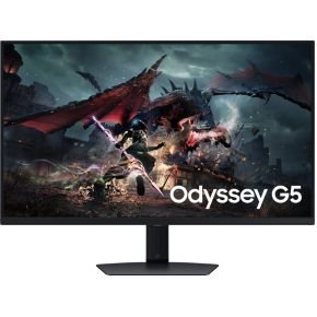 Samsung Samsung Odyssey G5 G50D - Led-Monitor - 32" - 2560 X 1440 Qhd @ 180 Hz - Ips - 350 Cdm² - 1000:1 - Displayhdr 400 - 1 Ms - Hdmi, Displayport - Zwart