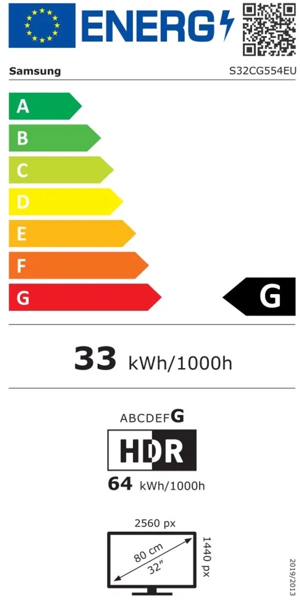Samsung Odyssey G5 G55C - Ohd-Monitor 32" - 2560 X 1440 @ 165 Hz - Va - 300 - afbeelding 4