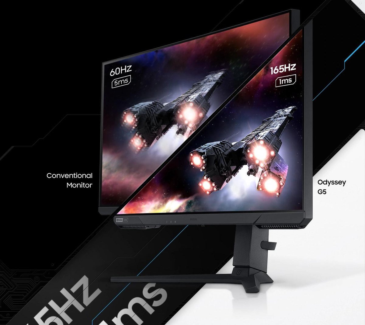 Samsung Odyssey G50A - Qhd Ips Gaming Monitor - 165Hz - 27 Inch - afbeelding 4