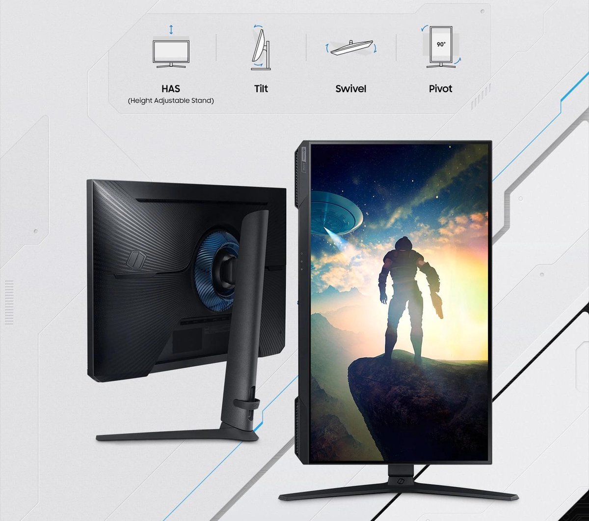 Samsung Odyssey G50A - Qhd Ips Gaming Monitor - 165Hz - 27 Inch - afbeelding 5