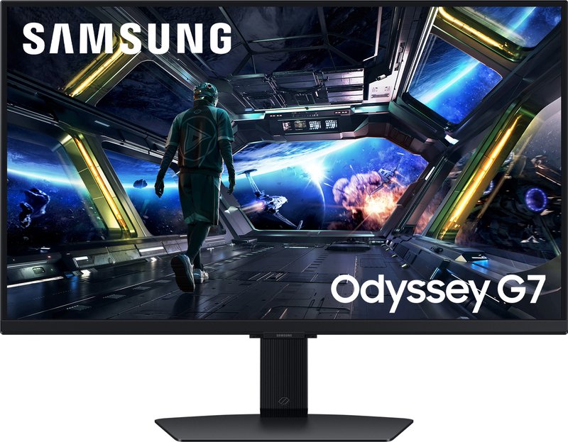 Samsung odyssey g7 ls27dg702euxen 4k i - Samsung Odyssey G7 LS27DG702EUXEN 27" Monitor (Silver)
