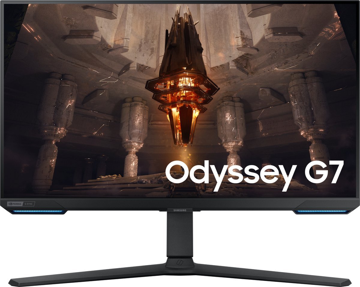 Samsung Samsung Odyssey G7 Ls28Bg700Epxen - 4K Ips Smart Gaming Monitor - Tizen - Wi-Fi - 144Hz - 28 Inch