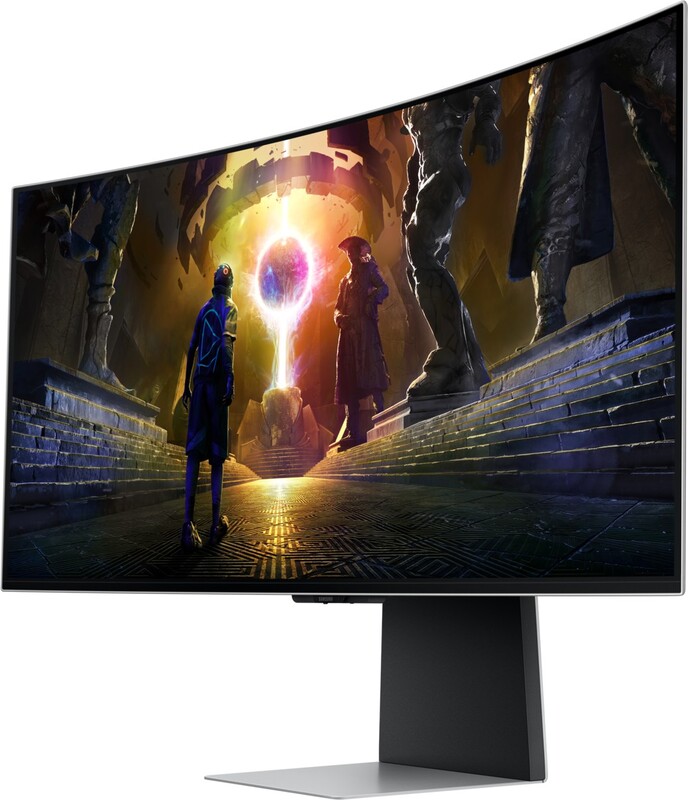 Samsung odyssey g8 ls34dg850suxen qhd 2 orig - Samsung Odyssey G8 G85SD 34" Monitor (Silver)