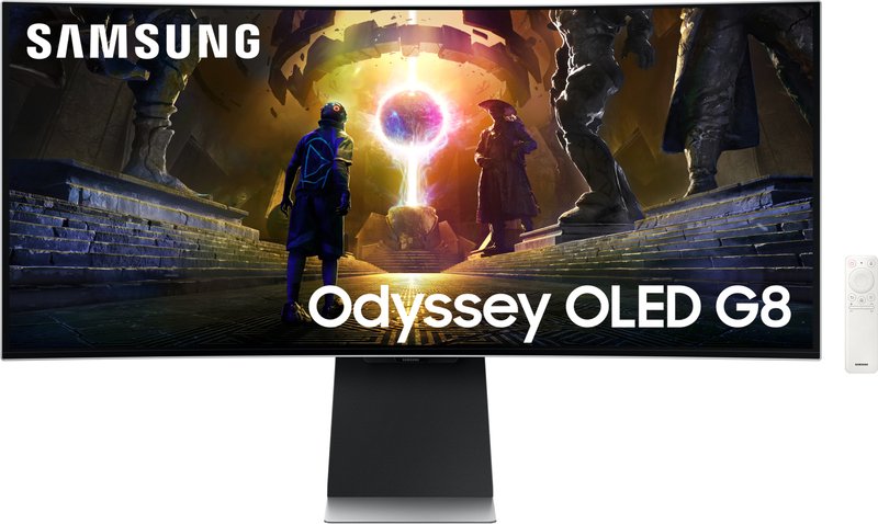 Samsung odyssey g8 ls34dg850suxen qhd - Samsung Odyssey G8 G85SD 34" Monitor (Silver)