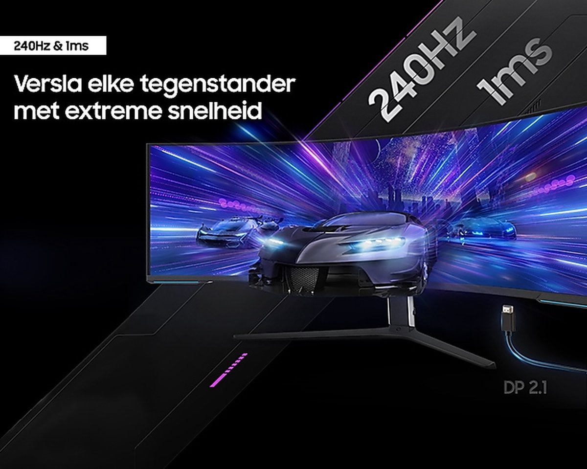 Odyssey Neo G9 57" Dual UHD Quantum Mini-LED 240Hz Curved Gaming Monitor - afbeelding 7