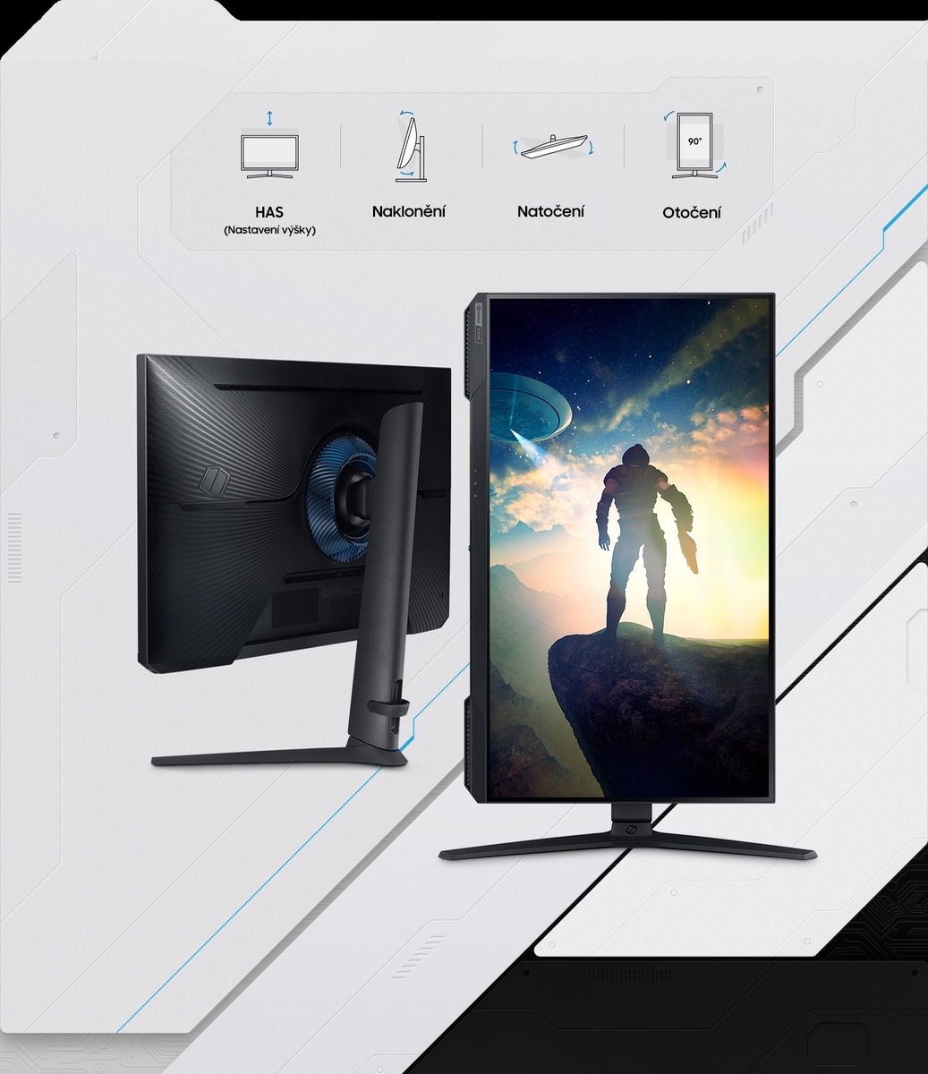 Samsung Odyssey S27Ag500Pp - Qhd Ips Gaming Monitor - 165Hz - 27 Inch - afbeelding 4