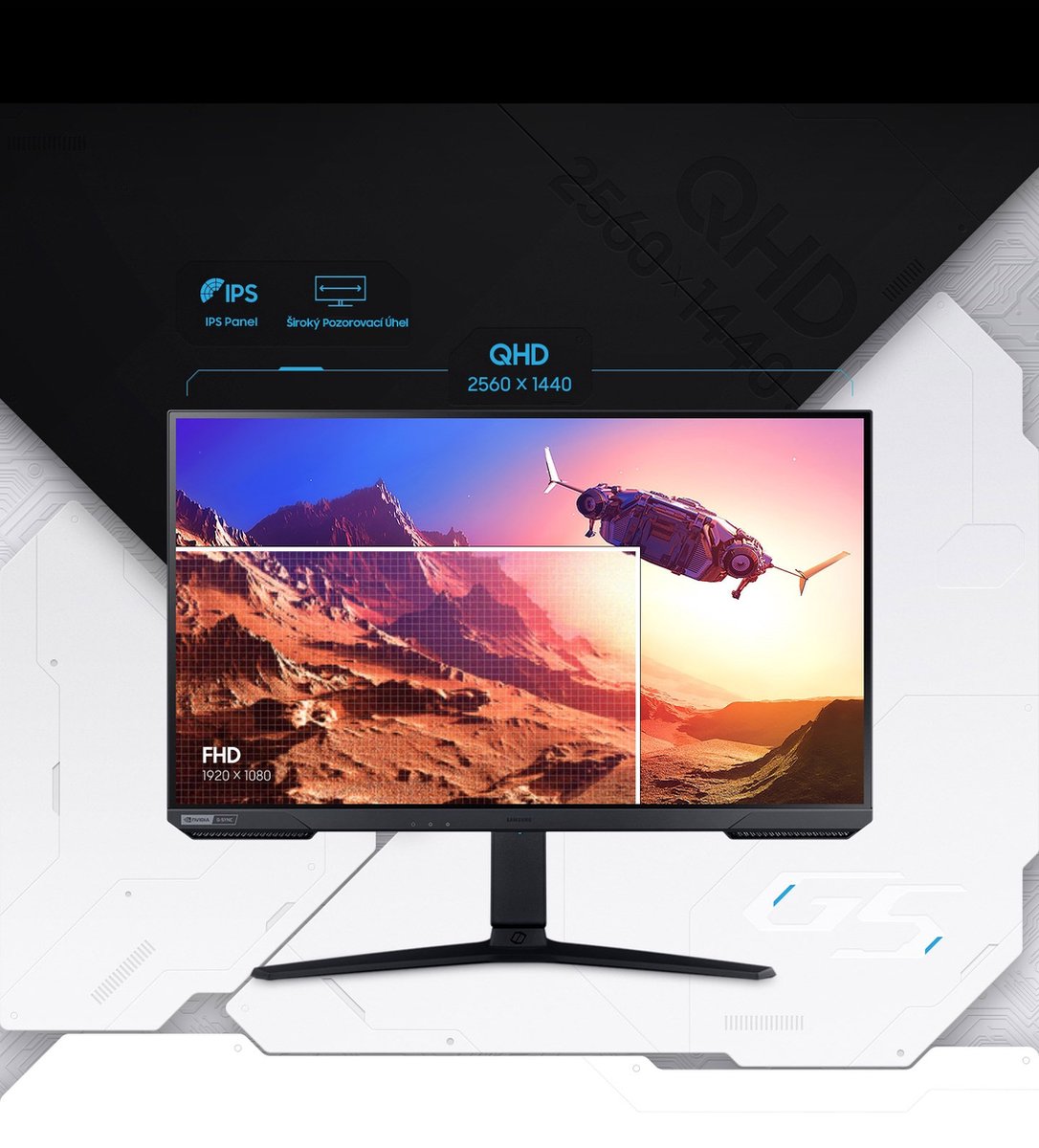 Samsung Odyssey S27Ag500Pp - Qhd Ips Gaming Monitor - 165Hz - 27 Inch - afbeelding 6