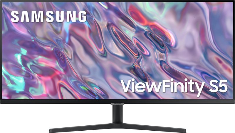 Samsung viewfinity s5 s50gc uwqhd va 1 - Samsung ViewFinity S5 LS34C500GAUXEN Wide Quad 34" Monitor (Black)