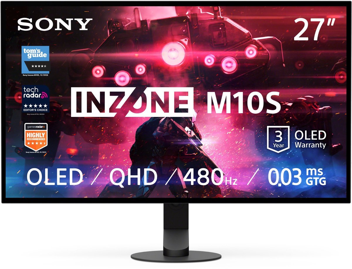 Sony Sony Inzone M10S – 27 Inch - Oled Qhd – 480Hz - Gaming Monitor