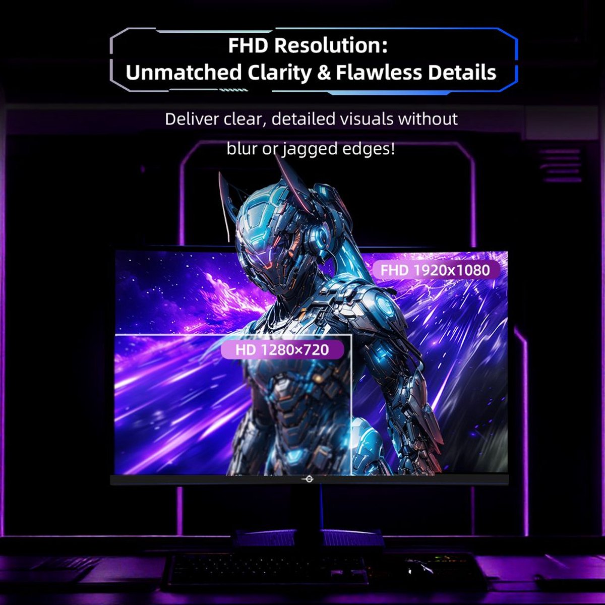Titan army c24a1h r1500 16 9 va 5 orig - TITAN Army C24A1H 23.6" Monitor (Black)