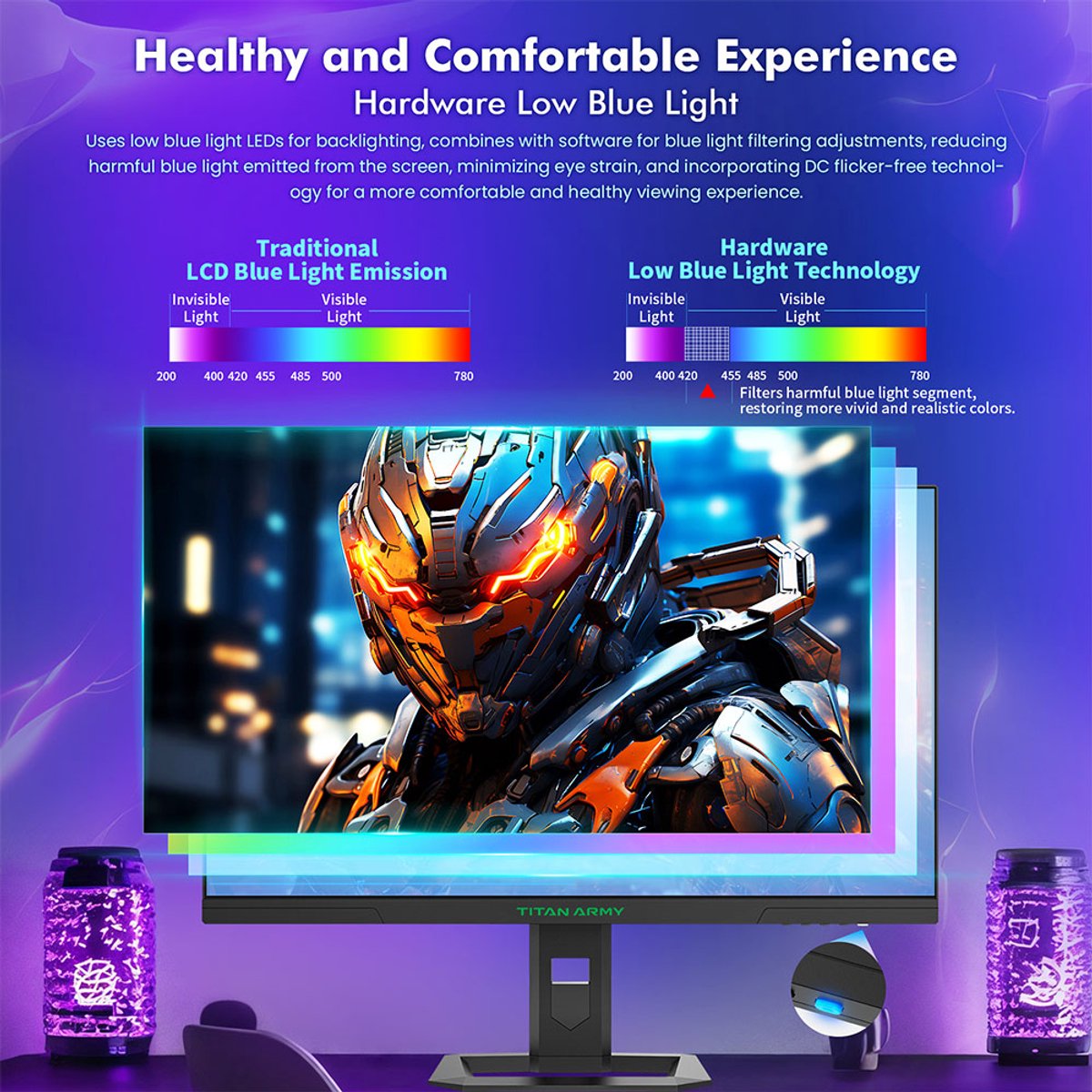 Titan army p2510g computer monitor 6 4 orig - TITAN Army P2710S Gamingmonitor, 2560*1440 240 Hz 27" Monitor (Black)