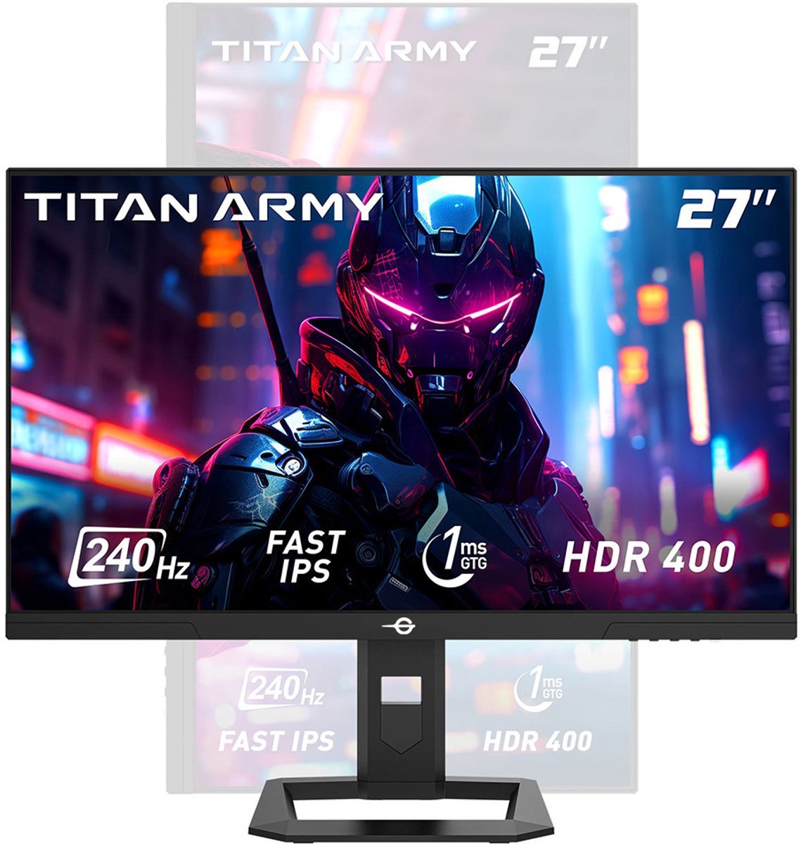 TITAN Titan Army P2510G Computer Monitor 68,6 Cm (27") 2560 X 1440 Pixels Quad Hd Led Zwart
