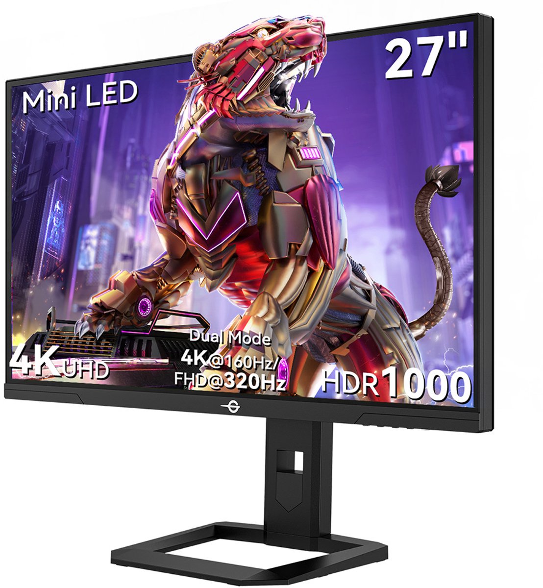 Titan army p275mv plus flat 16 9 7 orig - TITAN Army P275MV Plus 27" Monitor (Black)