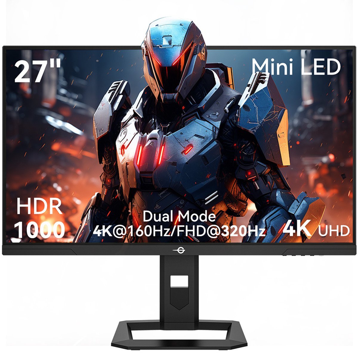 TITAN Titan Army P275Mv Plus Flat 16:9 Fast Ips Uhd 160Hz Dual Mode Fhd 320H 1152 Local Diming Mini Led Gaming Monitor