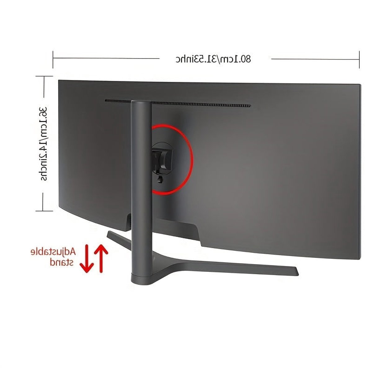 Ultrascherpe Ultrascherpe Monitor – Curved Scherm – Ultrawide Display – Gaming Monitor – Kantoor Monitor – 34 Inch – Uwqhd 3440X1440 – 165Hz Verversingssnelheid