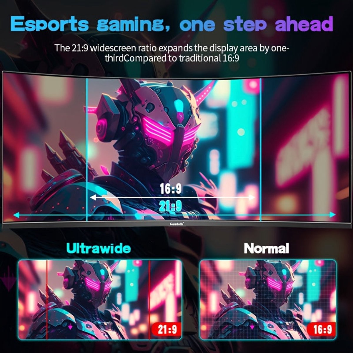 34 inch Curved Gaming Monitor UWQHD 165Hz - afbeelding 5